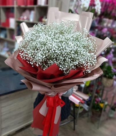 Букет цветов из: Гипсофила в Саперное