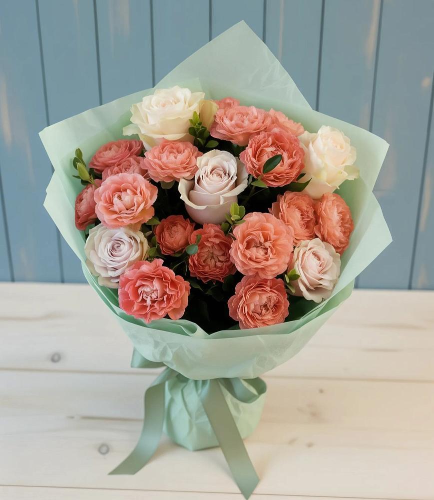 Букет цветов из: Розы в Саперное